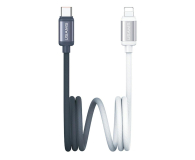 USAMS Kabel 30W USB-C/Lightning 1,2m czarno biały - 1569100 - zdjęcie 1